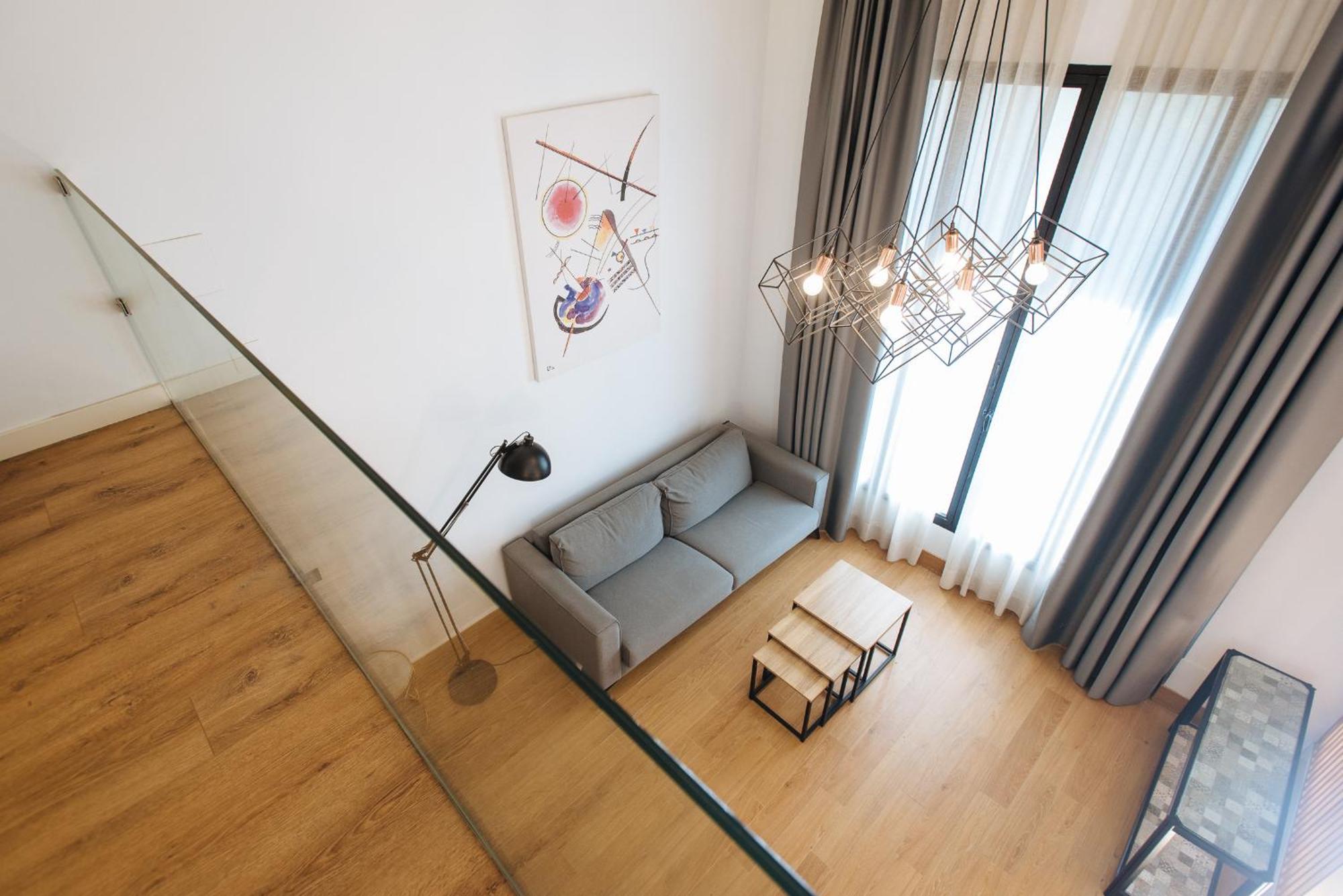 Appartamento Loft Patricia Nervion Siviglia Esterno foto